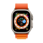 Nylon Loop Watch Band For Apple Watch 46mm / 49mm / 45mm / 44mm(Orange)