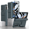 For Samsung Galaxy Z Fold4 GKK Integrated Magnetic Armor Flip Phone Case With Pen Box(Green) - free shipping - PMC TechLife - Order now!