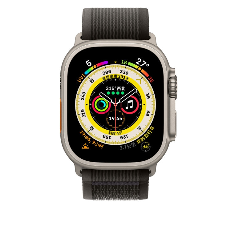 Nylon Watch Band For Apple Watch 42mm / 41mm / 40mm / 38mm(Black)