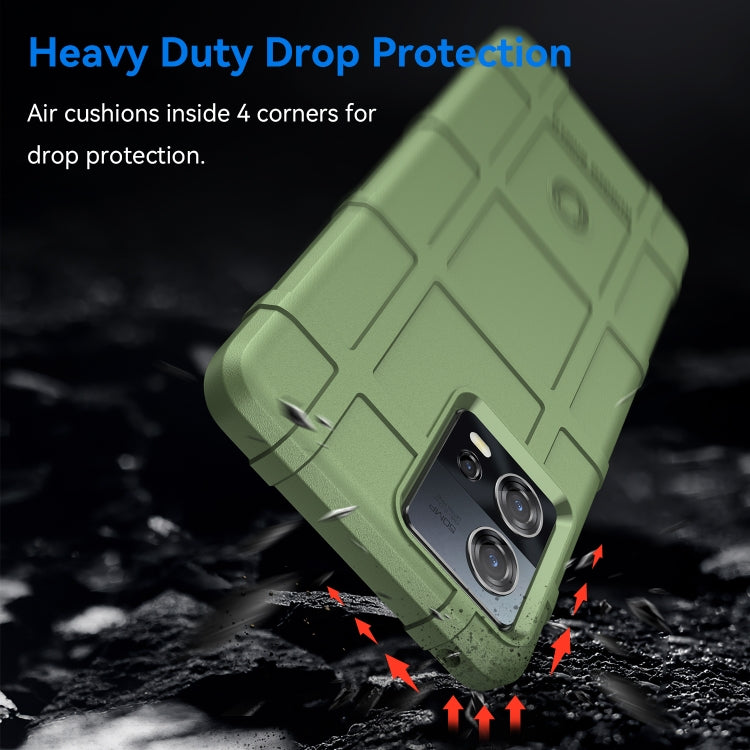 For Motorola Edge 30 Fusion Full Coverage Shockproof TPU Case(Green)
