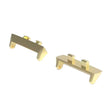 For OPPO Watch3 Pro 46mm 1 Pair 22mm Metal Watch Band Connector(Gold) -  by PMC TechLife | Online Shopping South Africa | PMC TechLife