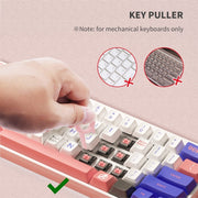 Q6E 7 in 1 Bluetooth Headphhone Computer Keyboard Cleaning Tools Set(Pink)