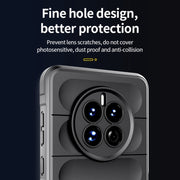 For Huawei Mate 50 Magic Shield TPU + Flannel Phone Case(White)