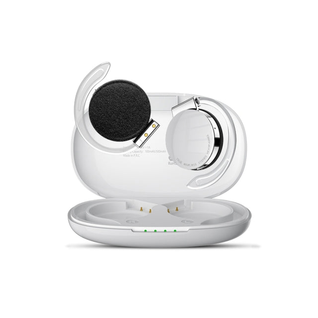 T&G F2 Ear Mount Water-resistant Wireless Bluetooth Noise Reduction Earphone, Water-resistant Level: IPX5(White)