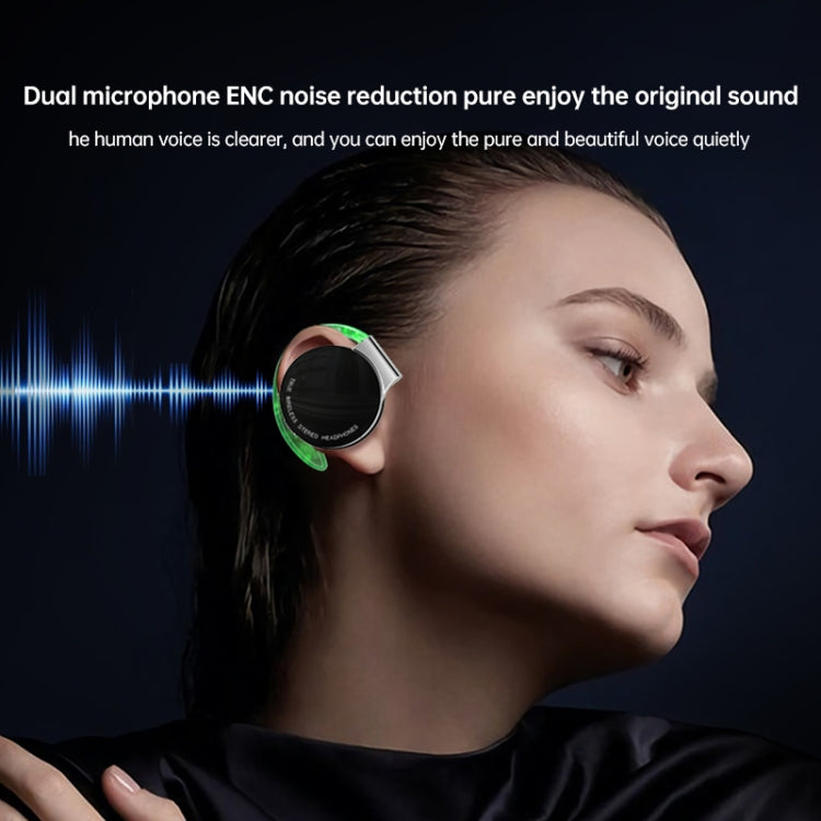 T&G F2 Ear Mount Water-resistant Wireless Bluetooth Noise Reduction Earphone, Water-resistant Level: IPX5(White)