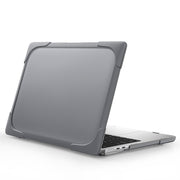 For MacBook Air 13.6 inch A2681 2022 / M3 2024 A3113 / M4 2025 A3240 TPU + PC Two-color Anti-fall Laptop Protective Case(Grey)