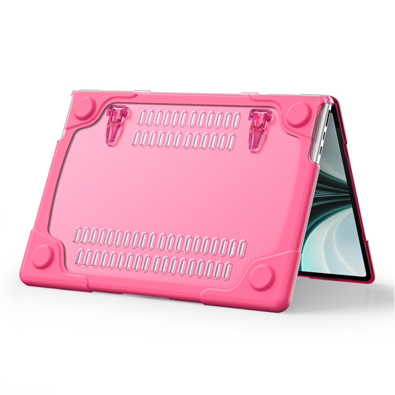 For MacBook Air 13.6 inch A2681 2022 TPU + PC Two-color Anti-fall Laptop Protective Case(Rose Red)