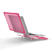 For MacBook Air 13.6 inch A2681 2022 TPU + PC Two-color Anti-fall Laptop Protective Case(Rose Red)