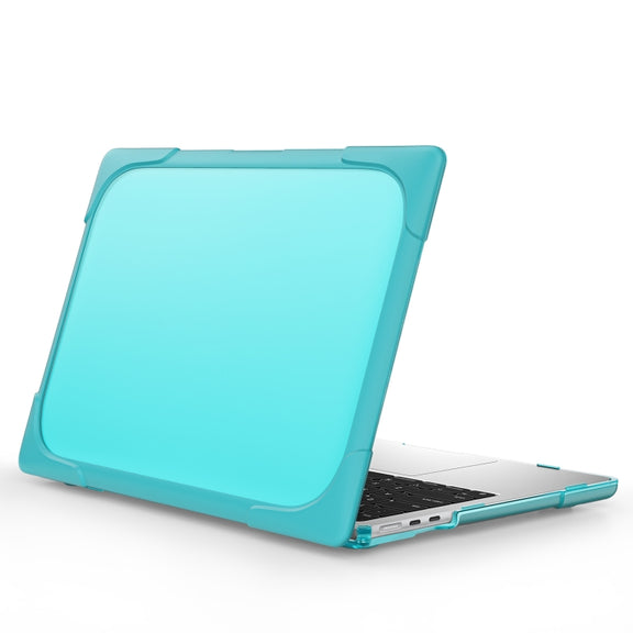 For MacBook Air 13.6 inch A2681 2022 TPU + PC Two-color Anti-fall Laptop Protective Case(Light Blue)