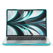 For MacBook Air 13.6 inch A2681 2022 TPU + PC Two-color Anti-fall Laptop Protective Case(Light Blue)