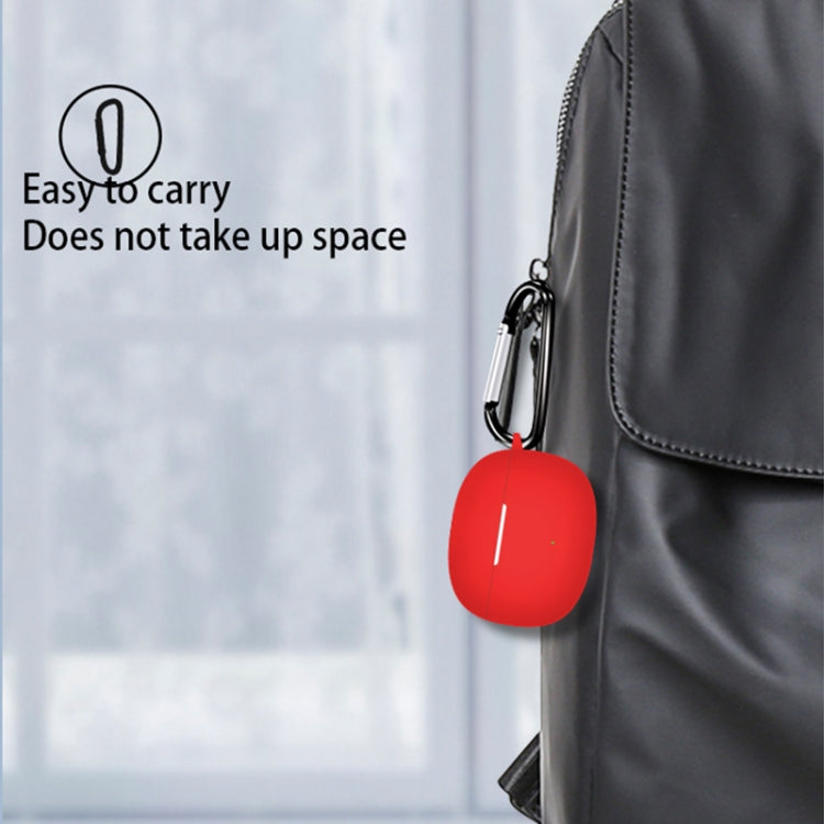 For Honor WINGcloud Earbuds X3i Silicone Protective Case with Hook(Dark Green)
