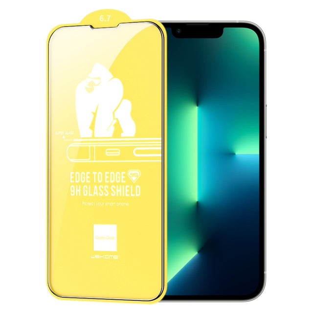 For iPhone 13 Pro Max WEKOME 9D Curved HD Tempered Glass Film