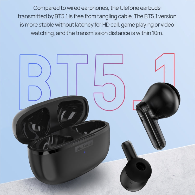 Original Ulefone Buds TWS True Wireless Bluetooth Earphone(Black)