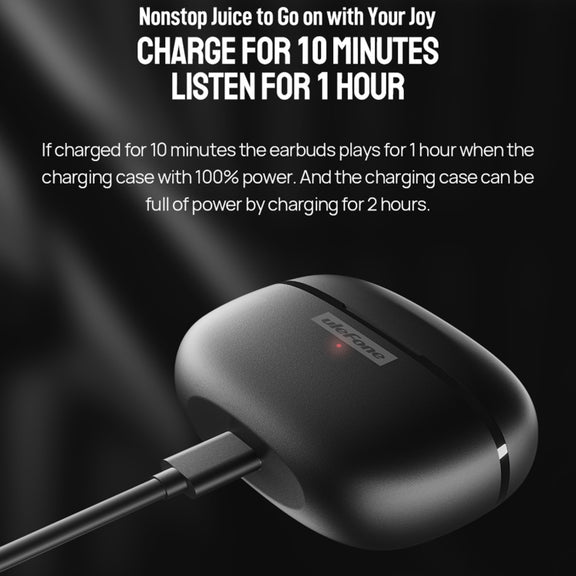 Original Ulefone Buds TWS True Wireless Bluetooth Earphone(Black)