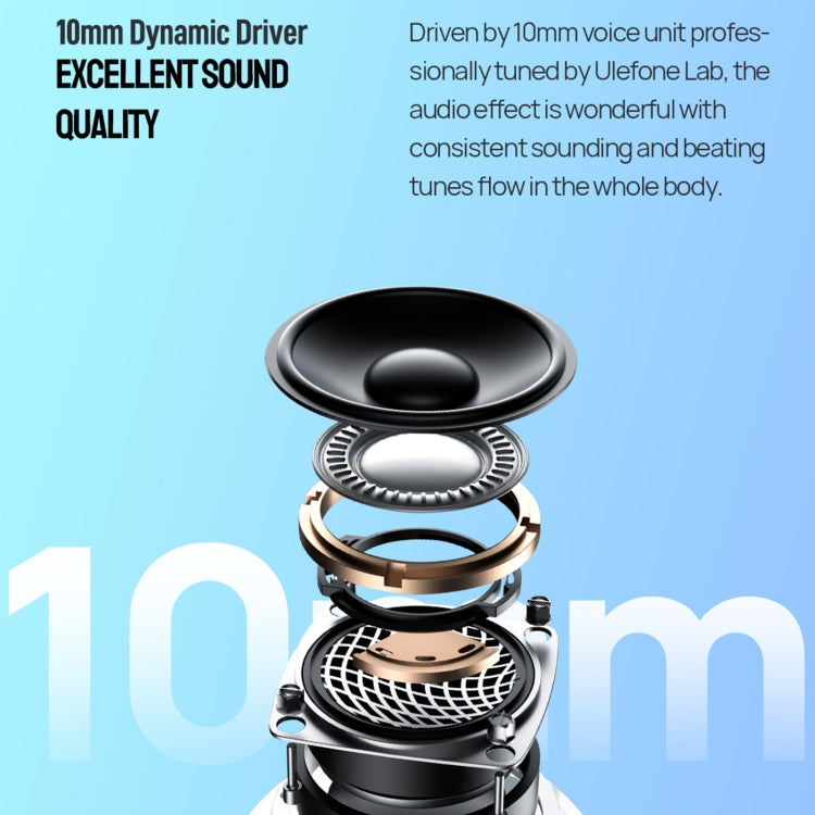 Original Ulefone Buds TWS True Wireless Bluetooth Earphone(Black)