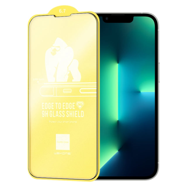 For iPhone 13 Pro Max WEKOME 9D Curved Frosted Tempered Glass Film