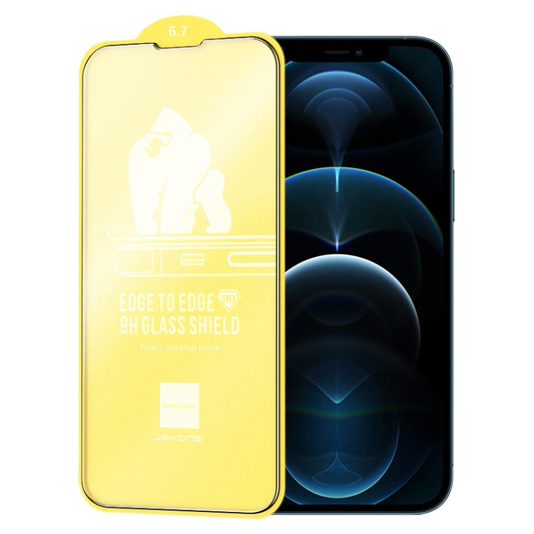 For iPhone 12 Pro Max WEKOME 9D Curved Frosted Tempered Glass Film