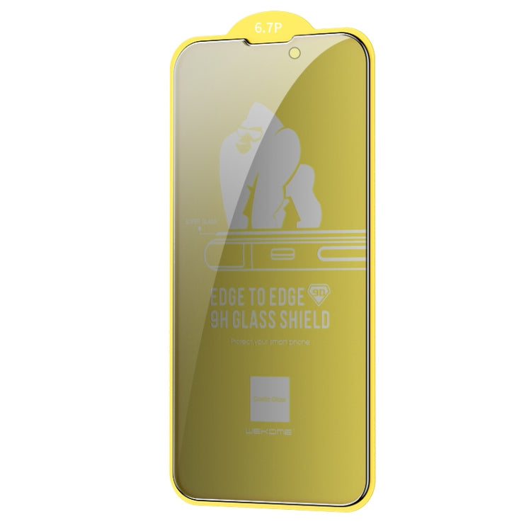 For iPhone 14 Plus WEKOME 9D Curved Privacy Tempered Glass Film