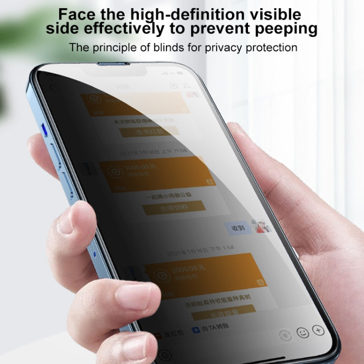For iPhone 14 Plus WEKOME 9D Curved Privacy Tempered Glass Film