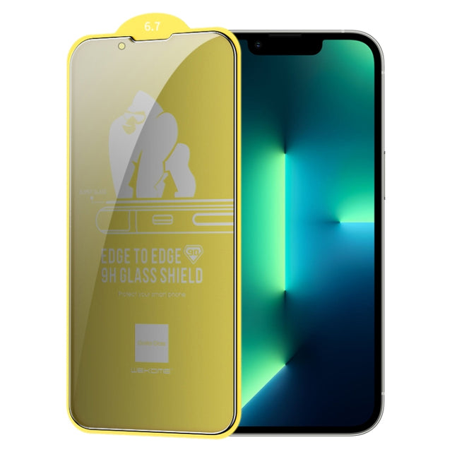 For iPhone 13 Pro Max WEKOME 9D Curved Privacy Tempered Glass Film