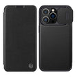 For iPhone 14 Pro NILLKIN QIN Series Pro Leather Phone Case(Black) - free shipping - PMC TechLife - Order now!