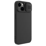 For iPhone 14 NILLKIN CamShield MagSafe Liquid Silicone Phone Case(Black)