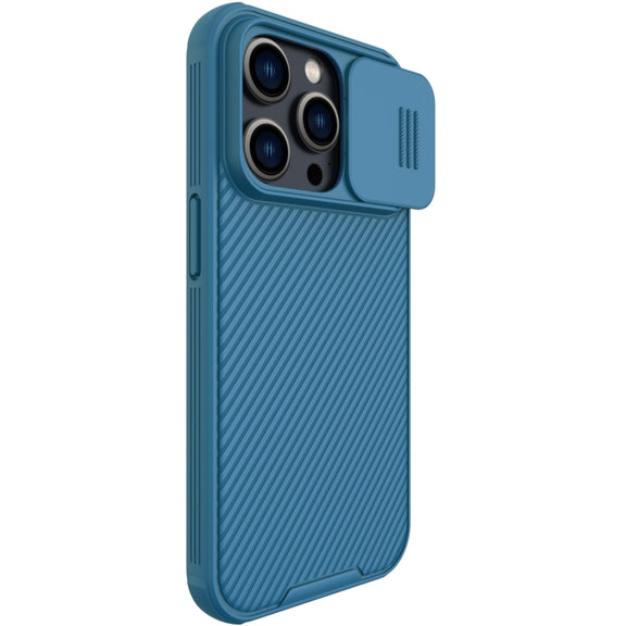 For iPhone 14 Pro Max NILLKIN CamShield Pro Magnetic Magsafe Case(Blue)