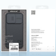 For iPhone 14 Pro Max NILLKIN CamShield Pro Magnetic Magsafe Case(Blue)