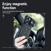 For iPhone 14 Pro NILLKIN CamShield Armor Pro Magnetic Phone Case(Green)