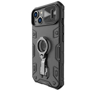 For iPhone 14 Plus  NILLKIN CamShield Armor Pro Magnetic Phone Case(Black)