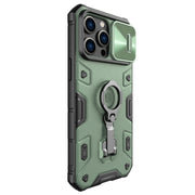 For iPhone 14 Pro Max NILLKIN Shockproof CamShield Armor Protective Case(Green)