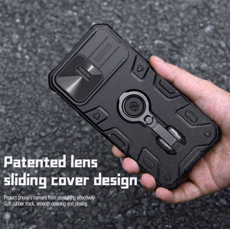 For iPhone 14 Pro Max NILLKIN Shockproof CamShield Armor Protective Case(Green)