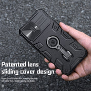 For iPhone 14 Pro Max NILLKIN Shockproof CamShield Armor Protective Case(Green)