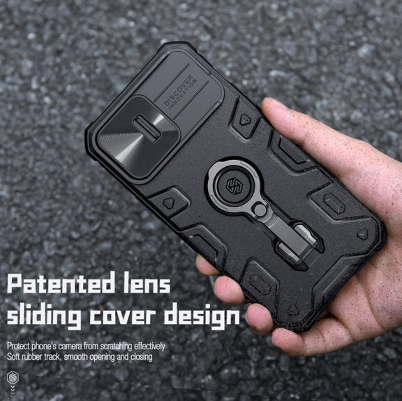 For iPhone 14 Pro Max NILLKIN Shockproof CamShield Armor Protective Case(Green)