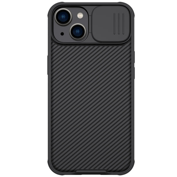 For iPhone 14 NILLKIN CamShield Pro Protective Phone Case(Black)