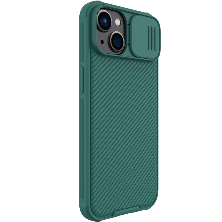 For iPhone 14 NILLKIN CamShield Pro Protective Phone Case(Green)