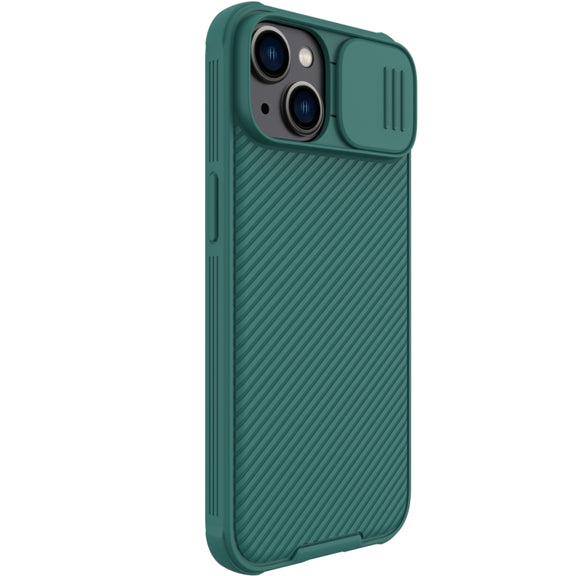 For iPhone 14 NILLKIN CamShield Pro Protective Phone Case(Green)