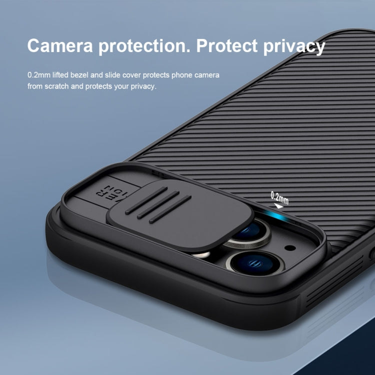 For iPhone 14 NILLKIN CamShield Pro Protective Phone Case(Green)