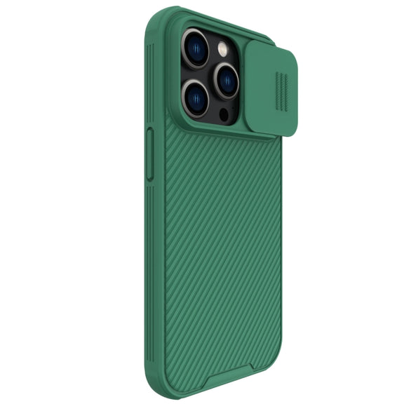 For iPhone 14 Pro NILLKIN CamShield Pro Protective Phone Case(Green)