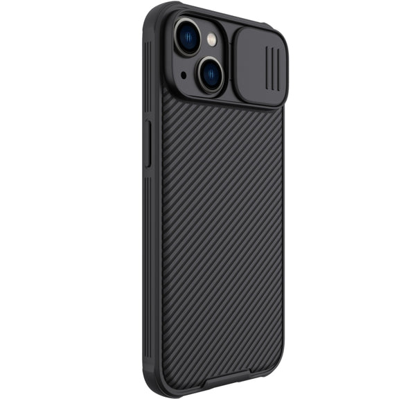 For iPhone 14 Plus  NILLKIN CamShield Pro Protective Phone Case(Black)