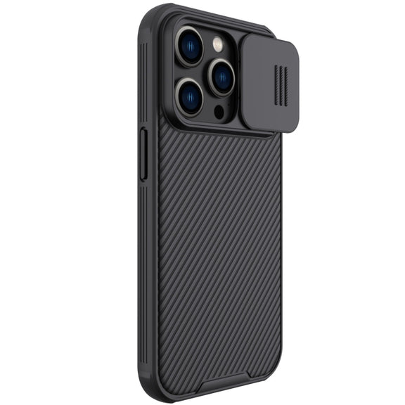 For iPhone 14 Pro Max NILLKIN CamShield Pro Protective Phone Case(Black)