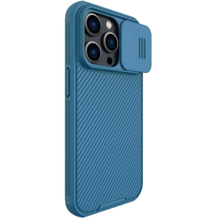 For iPhone 14 Pro Max NILLKIN CamShield Pro Protective Phone Case(Blue)