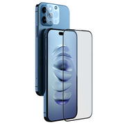 For iPhone 14 Pro NILLKIN 2 in 1 HD Full Screen Tempered Glass Film + Camera Protector Set