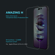 For iPhone 14 Pro NILLKIN H 0.33mm 9H Explosion-proof Tempered Glass Film