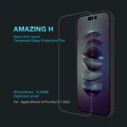 For iPhone 14 Pro Max NILLKIN H 0.33mm 9H Explosion-proof Tempered Glass Film