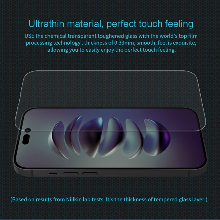 For iPhone 14 Pro Max NILLKIN H 0.33mm 9H Explosion-proof Tempered Glass Film
