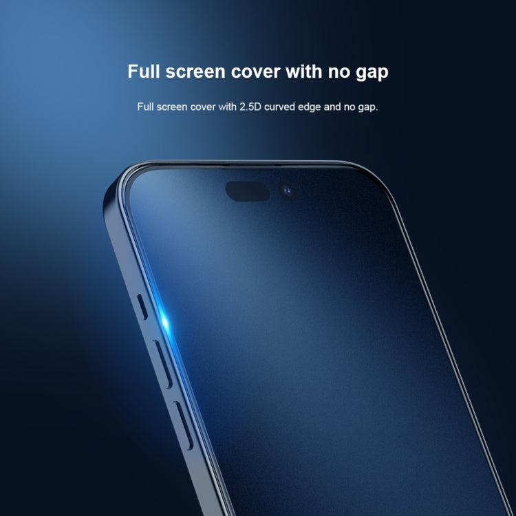 For iPhone 14 Pro NILLKIN Fog Mirror 0.33mm 9H Full Screen Matte Tempered Glass Film