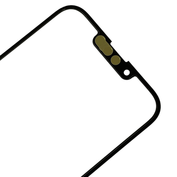 For iPhone 14 Front Screen Outer Glass Lens with OCA Optically Clear Adhesive