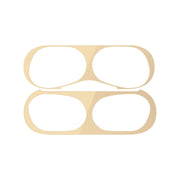 For Apple AirPods Pro 2 Wireless Earphone Protective Case Metal Sticker(Gold)