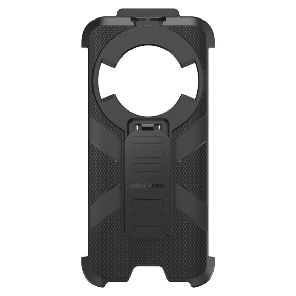 For Ulefone Power Armor 16 Pro / Power Armor 16S Ulefone Back Clip Phone Case with Carabiner(Black)